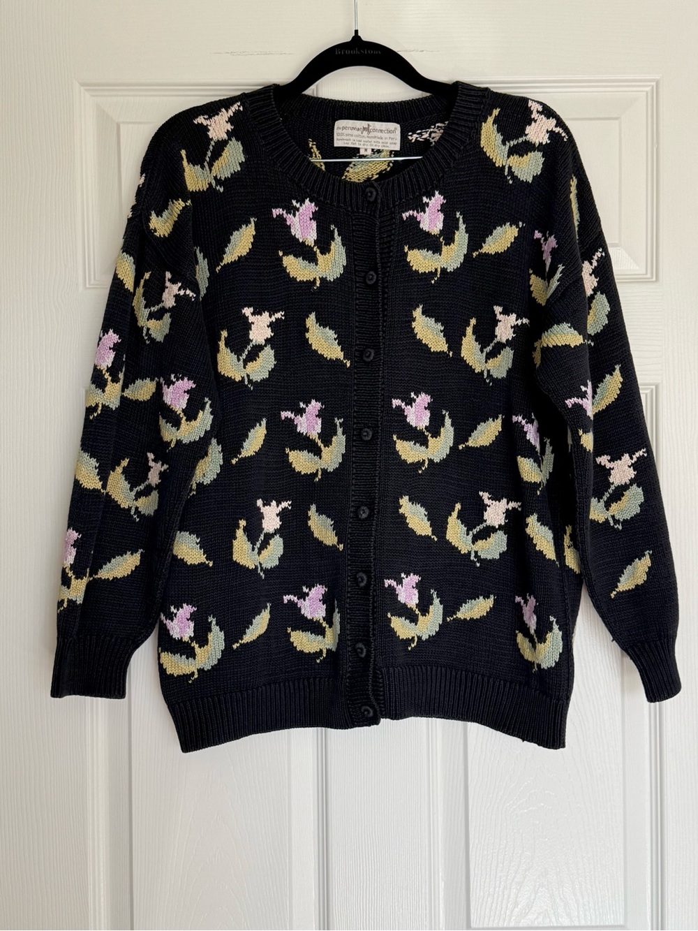 Peruvian Connection Hand Made Cardigan Size M